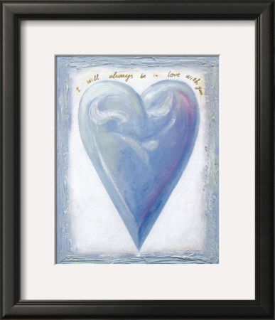 Blue Heart by Sarah Elizabeth Chilton Pricing Limited Edition Print image