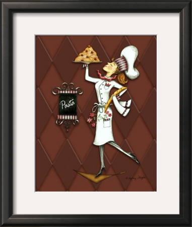 Miss Pasta by Sydney Wright Pricing Limited Edition Print image