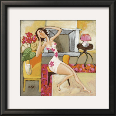 Pose Next To The Amaryllis by Delphine Riffard Pricing Limited Edition Print image