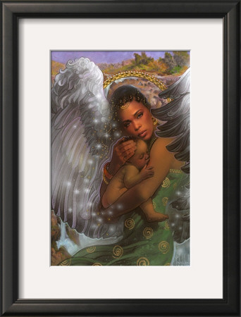 Sacred Angel Of Comfort by Therese Nielsen Pricing Limited Edition Print image