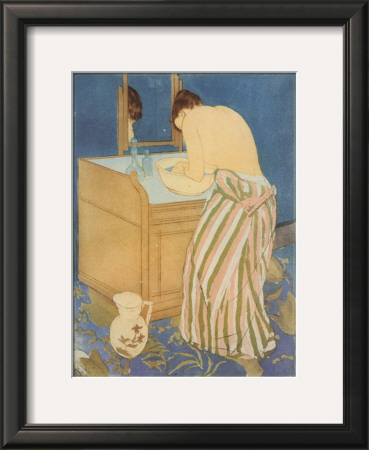 Woman Bathing, 1890/91 by Mary Cassatt Pricing Limited Edition Print image