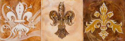 Fleur De Lis Trio by Thomas Riker Pricing Limited Edition Print image