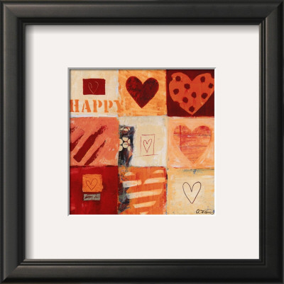 Happy Heart I by Anna Flores Pricing Limited Edition Print image