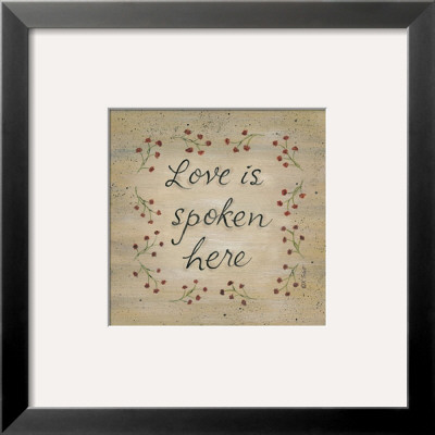Love Is Spoken Here by Karen Tribett Pricing Limited Edition Print image