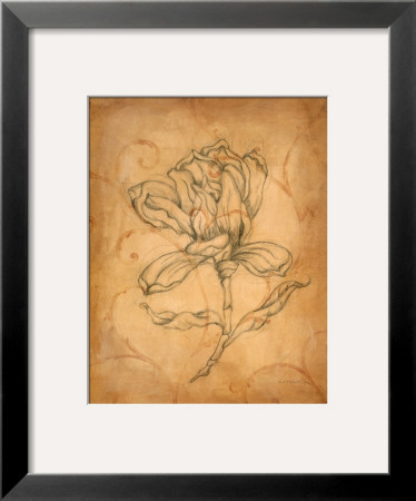 Pencil Sketch Floral Iv by Justin Coopersmith Pricing Limited Edition Print image