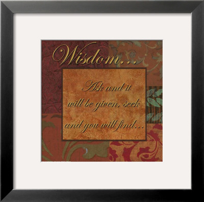 Words To Live By: Wisdom by Smith-Haynes Pricing Limited Edition Print image