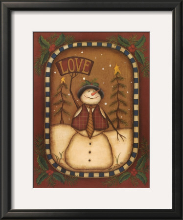 Love Snowman by Kim Lewis Pricing Limited Edition Print image
