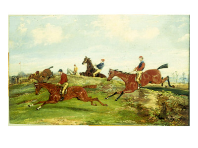 Point To Point Racing by Henry Thomas Alken Pricing Limited Edition Print image