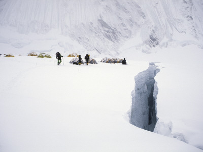 Dangerous Camping, Everest by Michael Brown Pricing Limited Edition Print image