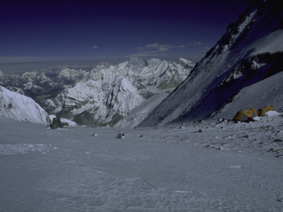 Pumori From Camp Three On Everest, Nepal by Michael Brown Pricing Limited Edition Print image