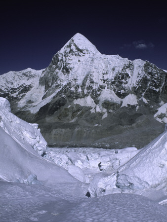 View Of Mount Pumori From Khumbu Ice Fall, Nepal by Michael Brown Pricing Limited Edition Print image