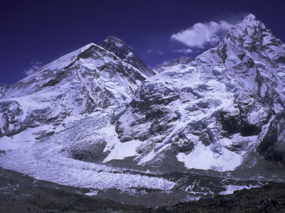 Khumbu Ice Fall Landscape At Everest, Nepal by Michael Brown Pricing Limited Edition Print image
