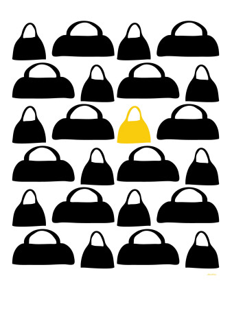 Yellow Handbags by Avalisa Pricing Limited Edition Print image