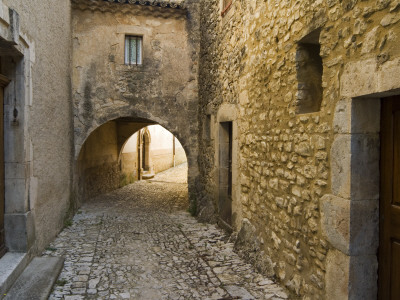 Alley In The Mediaeval Village Of Banon, Provence, France. June 2008 by Philippe Clement Pricing Limited Edition Print image