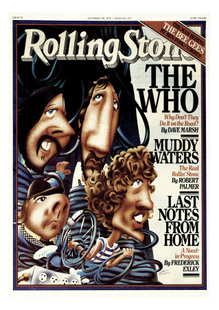The Who, Rolling Stone No. 275, October 1978 by Robert Grossman Pricing Limited Edition Print image
