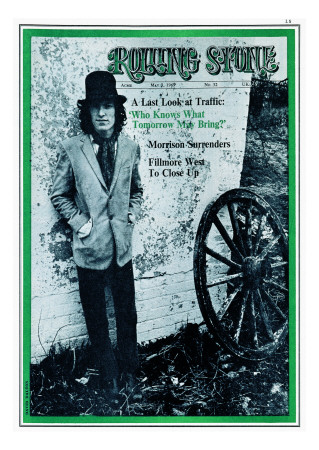 Stevie Winwood, Rolling Stone No. 32, May 1969 by David Dalton Pricing Limited Edition Print image
