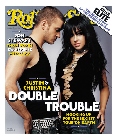 Justin Timberlake & Christina Aguilera, Rolling Stone No. 925, June 26, 2003 by Max Vadukul Pricing Limited Edition Print image