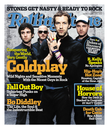 Coldplay, Rolling Stone No. 981, August 25, 2005 by Anton Corbijn Pricing Limited Edition Print image