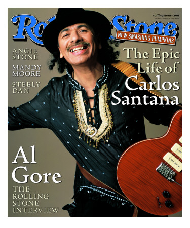 Carlos Santana, Rolling Stone No. 836, March 2000 by Mark Seliger Pricing Limited Edition Print image