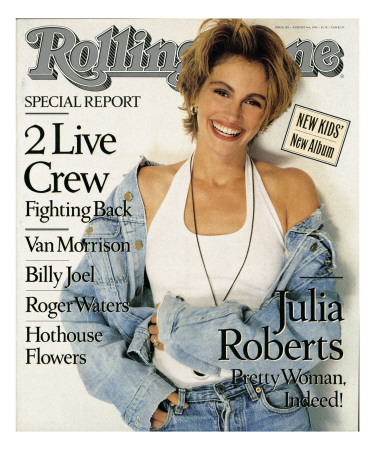 Julia Roberts, Rolling Stone No. 584, August 9, 1990 by Herb Ritts Pricing Limited Edition Print image
