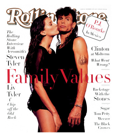 Liv And Steven Tyler, Rolling Stone No. 694, November 1994 by Albert Watson Pricing Limited Edition Print image