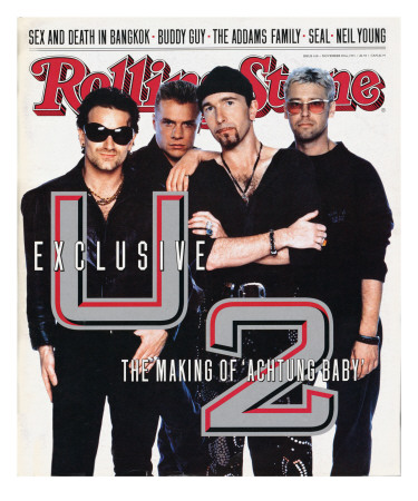 U2, Rolling Stone No. 618, November 28, 1991 by Anton Corbijn Pricing Limited Edition Print image