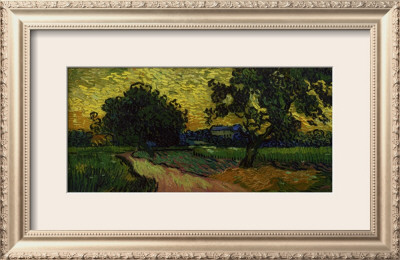 Landscape At Twilight by Vincent Van Gogh Pricing Limited Edition Print image