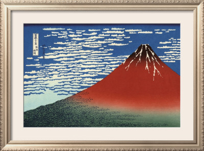 Red Fuji by Katsushika Hokusai Pricing Limited Edition Print image