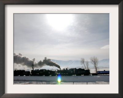The Olympic Flame Travels To Heber City From Soldier Hollow by Luca Bruno Pricing Limited Edition Print image