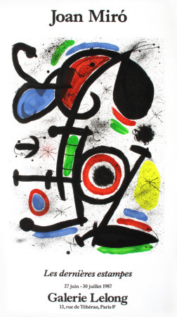 Galerie Lelong by Joan Miro Pricing Limited Edition Print image