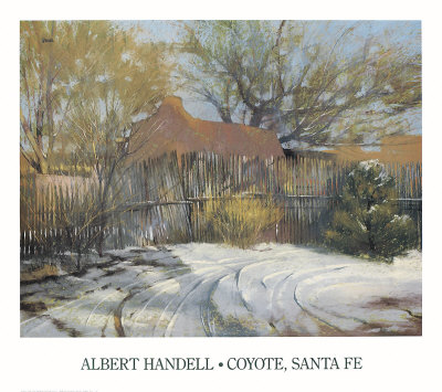 Coyote, Santa Fe by Albert Handell Pricing Limited Edition Print image