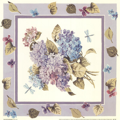 Mixed Color Hydrangeas by Karen Avery Pricing Limited Edition Print image