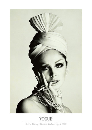 Pleated Turban by David Bailey Pricing Limited Edition Print image