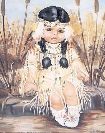 Cherokee Child by Betty Hasler Pricing Limited Edition Print image