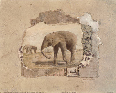 African Odyssey, Elephants by Joyce Combs Pricing Limited Edition Print image