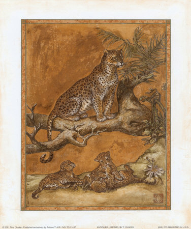 Antiqued Leopard by Tina Chaden Pricing Limited Edition Print image