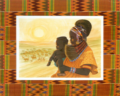 Woman With Child Ii by Wolfgang Otto Pricing Limited Edition Print image