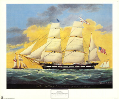 The Ship St Mary's Entering Harbor by J. G. Evans Pricing Limited Edition Print image