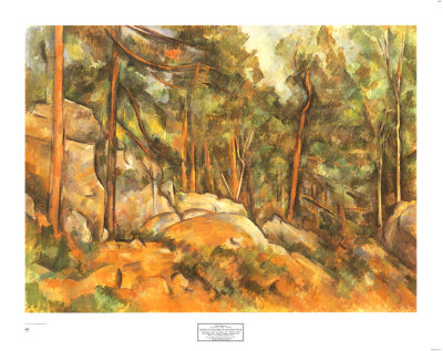 Rocks In The Park Of Chateau Noir, 1900 by Paul Cezanne Pricing Limited Edition Print image