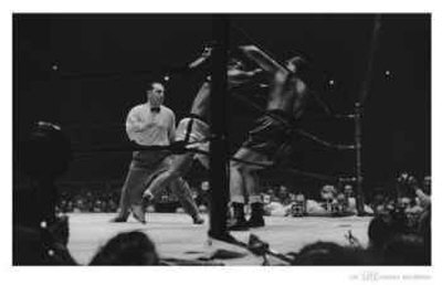 Lifer - Marciano Pins Louis Against Ropes, 1951 by Eliot Elisofon Pricing Limited Edition Print image