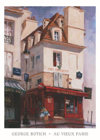Au Vieux Paris by George Botich Pricing Limited Edition Print image