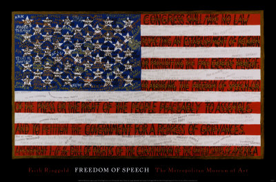 Freedom Of Speech by Faith Ringgold Pricing Limited Edition Print image