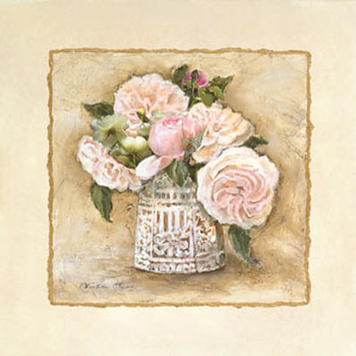Cottage Roses Iii by Charlene Winter Olson Pricing Limited Edition Print image