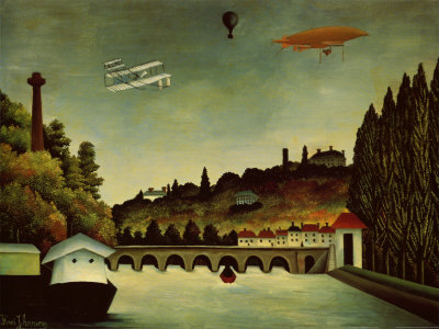 Landscape And Zeppelin by Henri Rousseau Pricing Limited Edition Print image