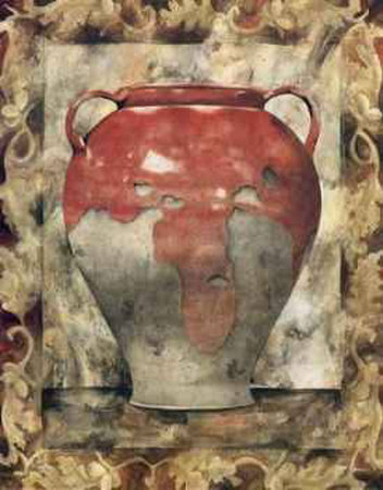 Painted Red Jug by Pat Worth Pricing Limited Edition Print image