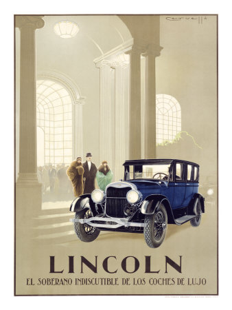 Lincoln Automobile by Cervello Pricing Limited Edition Print image