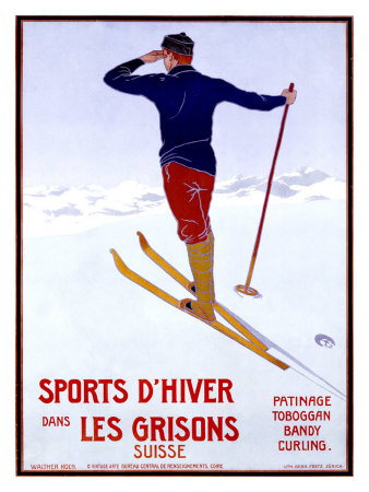 Sports D'hiver Dans Les Grisons by Walter Koch Pricing Limited Edition Print image
