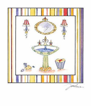 Striped Bath Iv by Elizabeth Jardine Pricing Limited Edition Print image