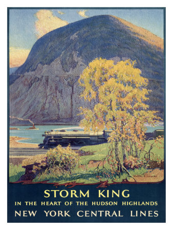Storm King, New York Central Lines by Walter L. Greene Pricing Limited Edition Print image