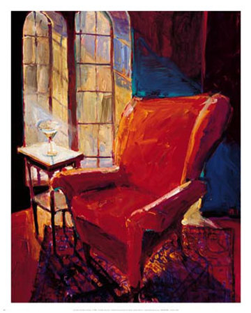 Red Chair I by Robert Burridge Pricing Limited Edition Print image